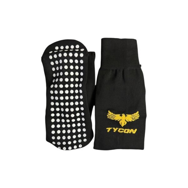 Tycon Sports Professional Long Football Grip Socks | Full-Length Anti-Slip Silicon Pads