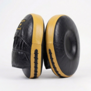 Tycon Sports "Air-Tech" Professional Focus Pads | 100% Cowhide Leather  Black & Gold - Image 4