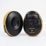 Tycon Sports "Air-Tech" Professional Focus Pads | 100% Cowhide Leather  Black & Gold - Image 3