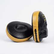 Tycon Sports "Air-Tech" Professional Focus Pads | 100% Cowhide Leather  Black & Gold - Image 2
