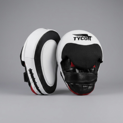 Tycon Sports Professional Curved Focus Pads | 100% Cowhide Leather Gel-Integrated