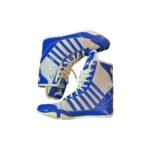 Tycon Sports Professional Boxing Boots | Non-Slip Performance Electric Blue & White