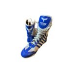 Tycon Sports Professional Boxing Boots | Non-Slip Performance Electric Blue & White - Image 4