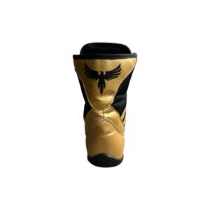 Tycon Sports Elite Boxing Boots | Professional Non-Slip Performance – Metallic Gold & Black - Image 4