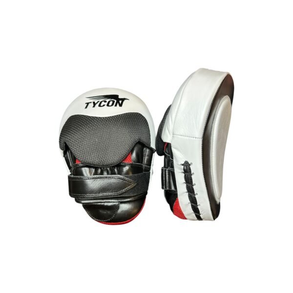 Tycon Sports Professional Curved Focus Pads | 100% Cowhide Leather Gel-Integrated